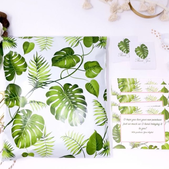 60 2.5” Banana Leaves Stickers PRICE IS FIRM - Picture 5 of 6